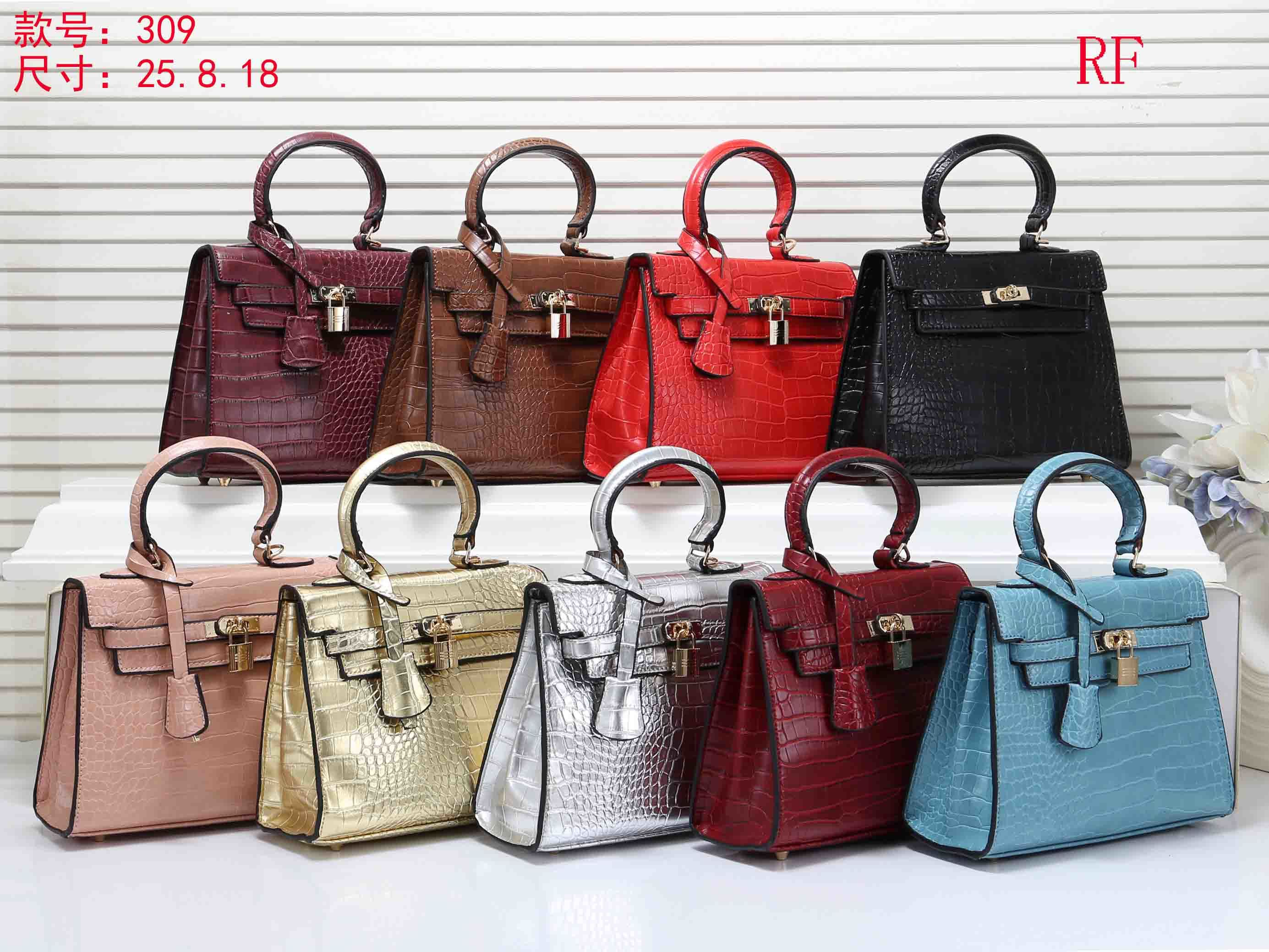 HERME [UNK] Modèle Sac à bandoulière Birkin Sac à main Slingbag Femme 25 * 8 * 18cm