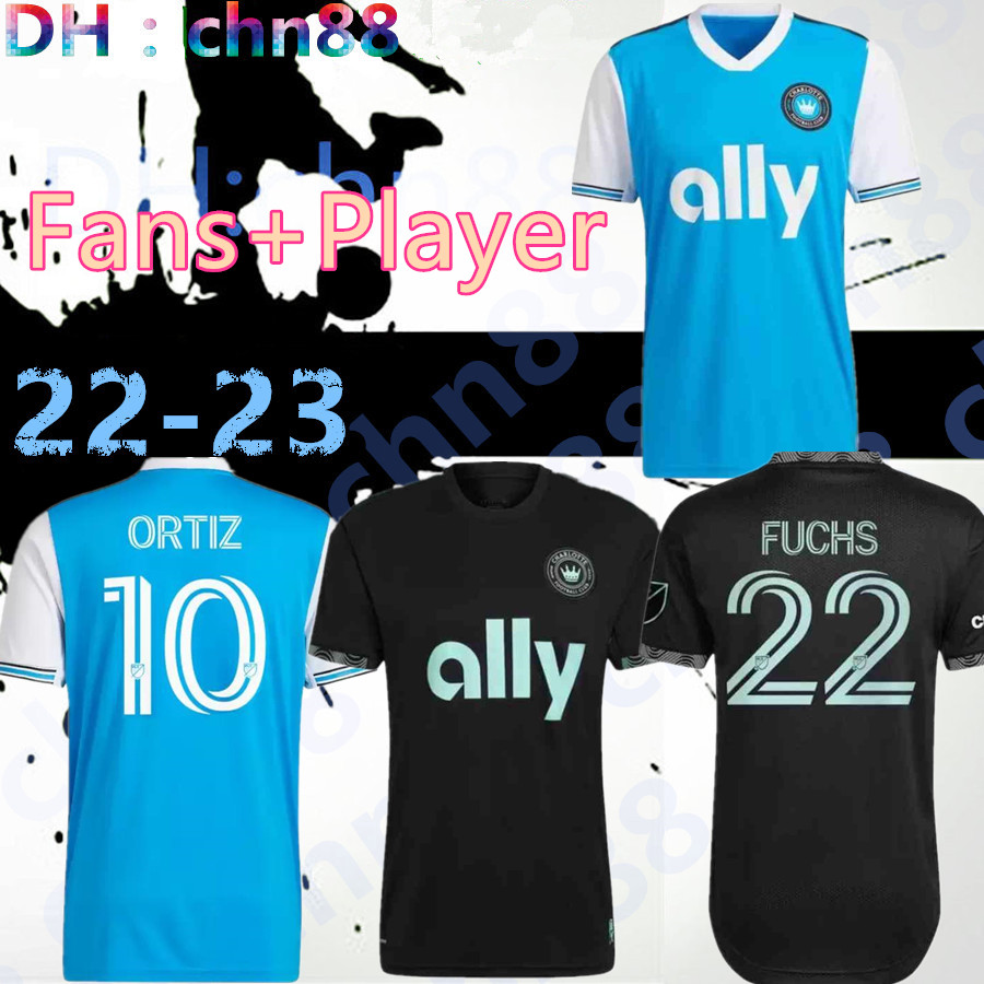 

Newly Minted 2022 Charlotte FC Soccer Jersey Home away MLS 22 23 Ruiz Football Shirt Uniform ARMOUR BRANDT BRONICO ALCIVAR CORUJO FUCHS McGREE FANS PLAYER VERSION, Player version home
