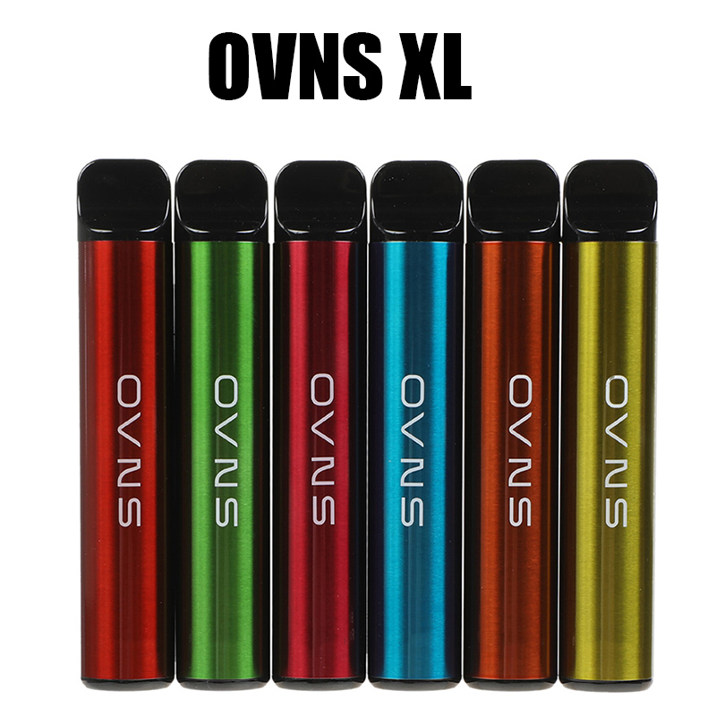 

Authentic OVNS XL Disposable E cigarettes 1500 Puffs Vape Pen 5ml Pre-filled Shinning Paint Vaporizers 950mAh 6 Colors