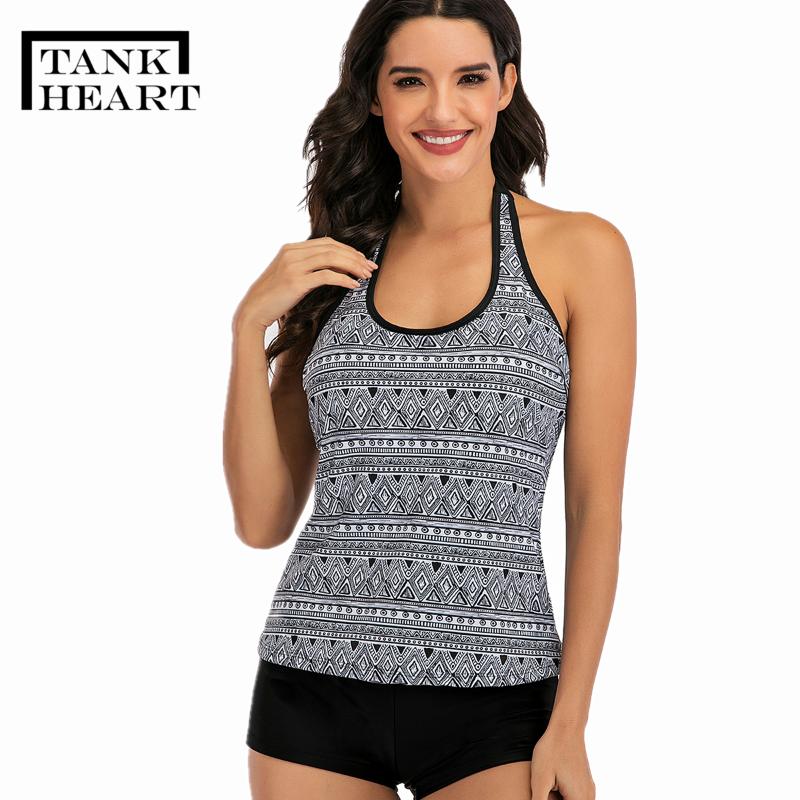 

Women's Swimsuit Two Piece Plus Size Swimwear Large Sizes Biquini Tankini Swimsuits Women Swim Bathing Suit Beachwear One-Piece Suits