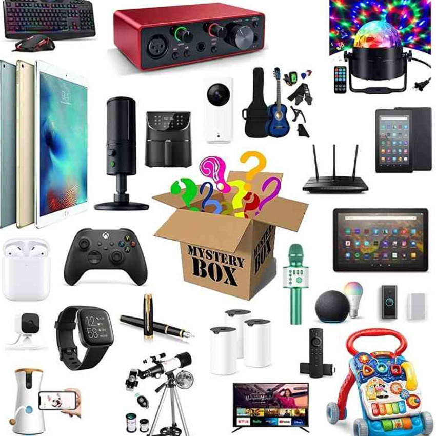 

Mystery Box Electronics, Boxes Random, Birthday Surprise favors , Lucky for Adults Gift, Such As Drones, Smart Watches,277