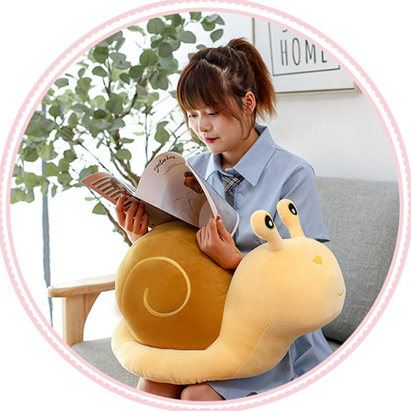 

Simulation cartoon plush toy cute snail pillow children's comfort doll sleep with birthday gift