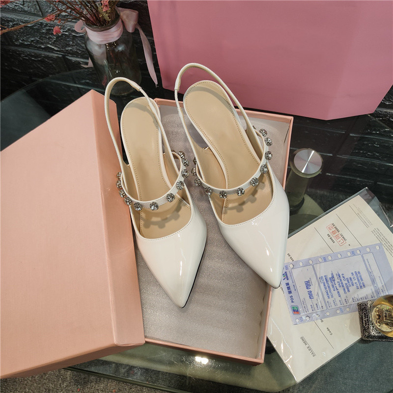 

Classic High heel Sandals Stiletto Shoes Leather Suede Rhinestone Womens Shoe Pointed Toe Buckle Sandal Banquet Designer, Box