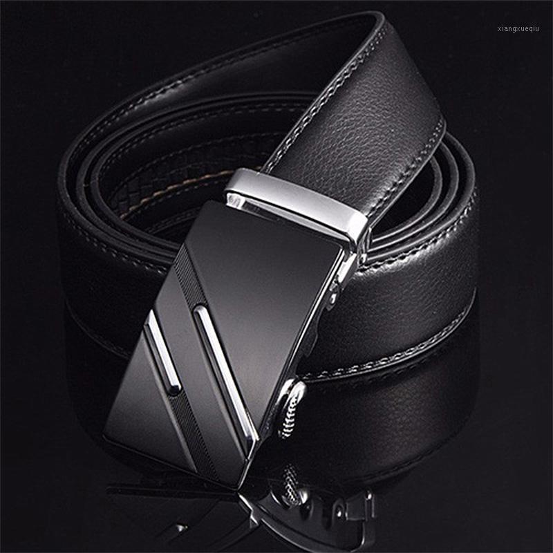 

Belts [LFMB] Belt Men Top Quality Genuine Luxury Leather For Men,Strap Male Metal Automatic Buckle, Black;brown