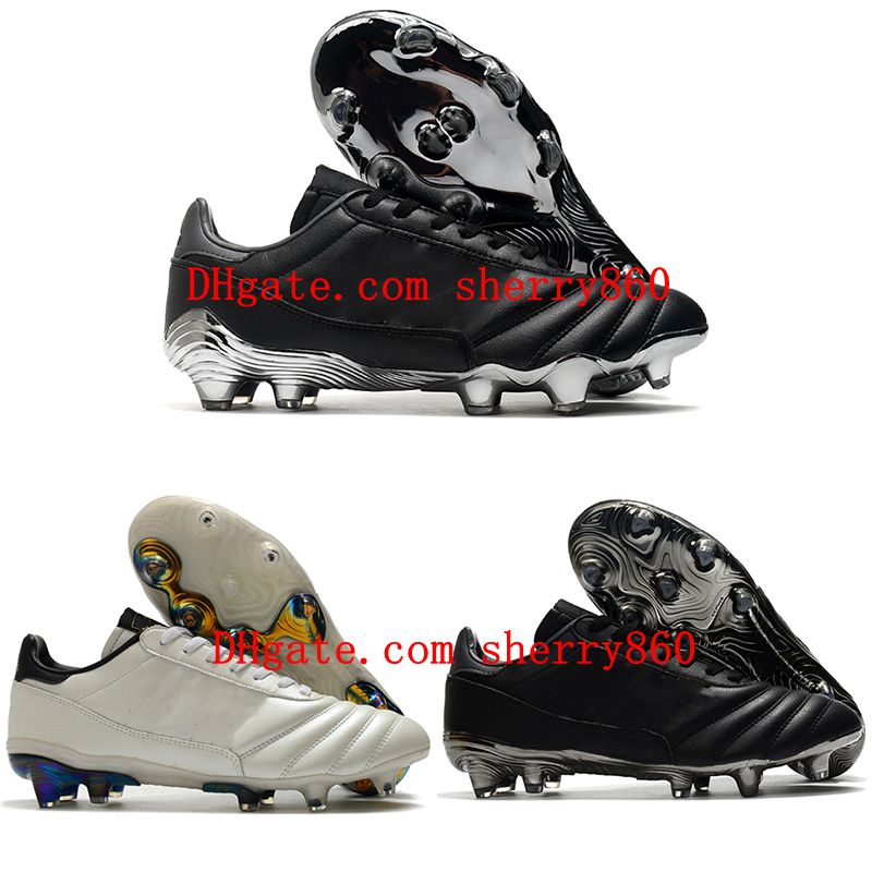 

Soccer Shoes COPA MUNDIAL 21 FG Footwear White Black Metallic Silver Cleats Football Boots scarpe da calcio Trainers Firm Ground, As picture 7