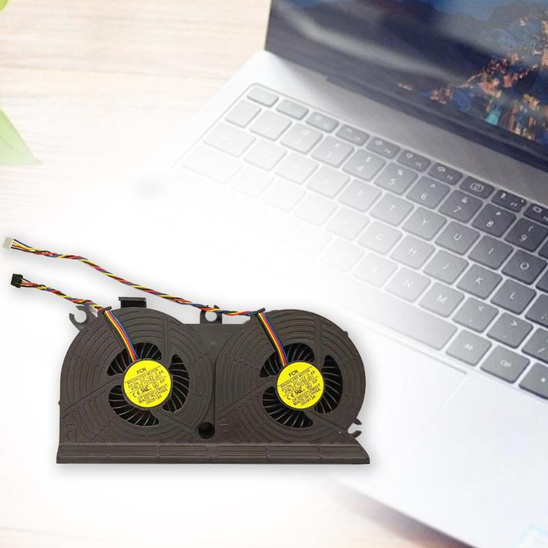 

001 Cooling Laptop Home 4 Pins All In One Black Replacement CPU Fan Practical Compact Office For EliteOne 800 G1 Fans & Coolings