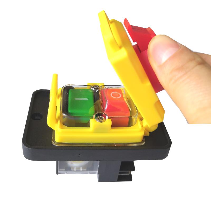 

Smart Home Control KEDU KJD12-14 250V 6-Pins Start Stop No Volt Release Push Button Switch Common To Woodshop And Metalwork Machines