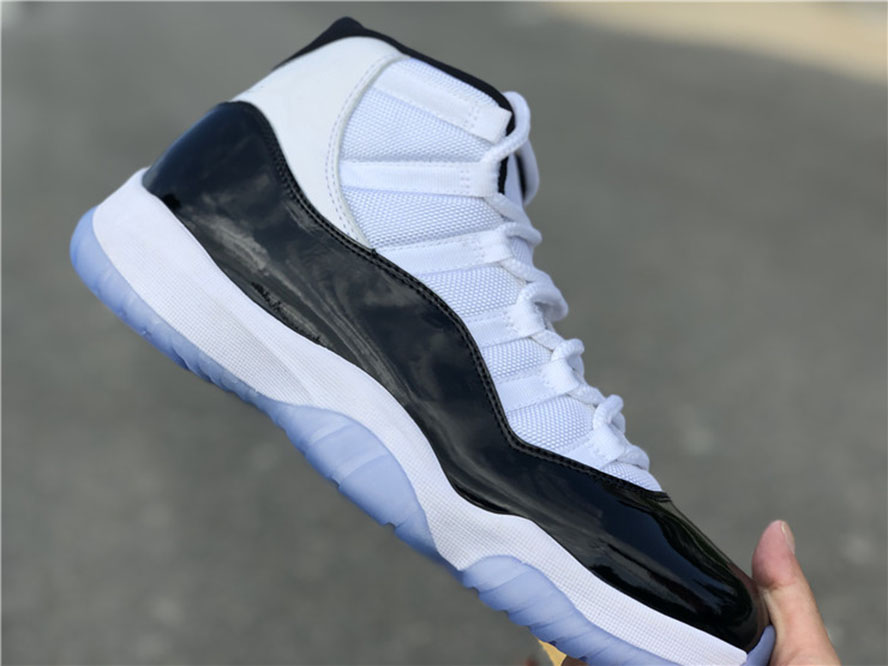 

45 Concord Jumpman 11 Basketball Shoes Top Quality Real Carbon Fiber WHITE BLACK 11s Fashion Designer Sneakers Outdoor Trainers Come With Box, #2