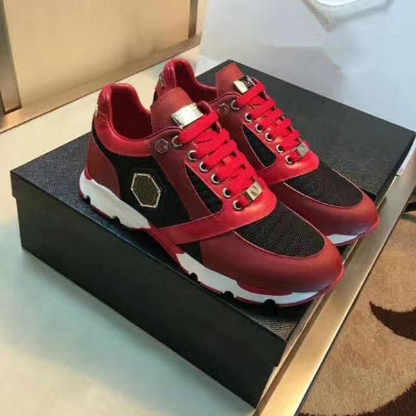 

20201men's high-end PI@HILP PI@IE leather casual fashion low to help wild men's sports shoes mkj0004