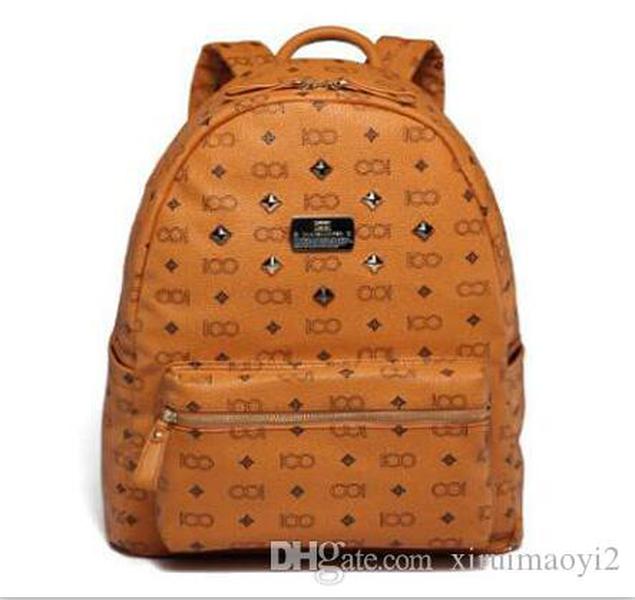

2016 Vintage Women Backpack Pu Leather School Bag For Teenagers Punk Rivet Female Travel Bags Black Bolsos wyj Size 5 14 LOUBOUTIN CHRISTIAN