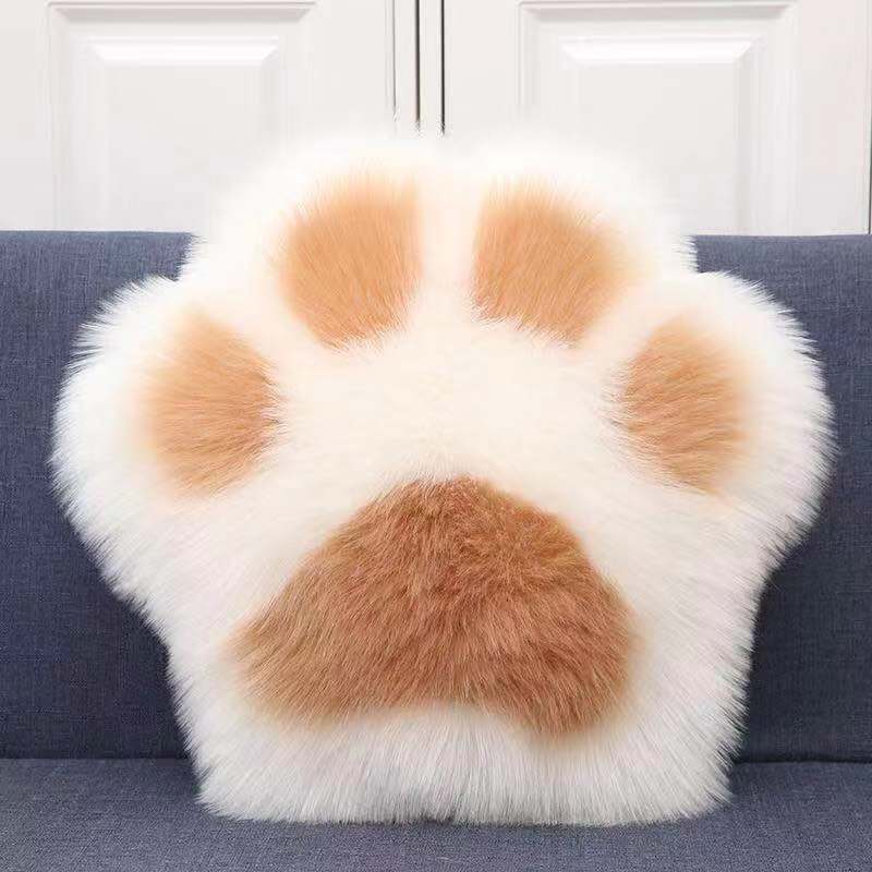 

2021 lovely cat claw pillow bear cushion sofa family plush toys bedside chair back, Custom size contact customer service