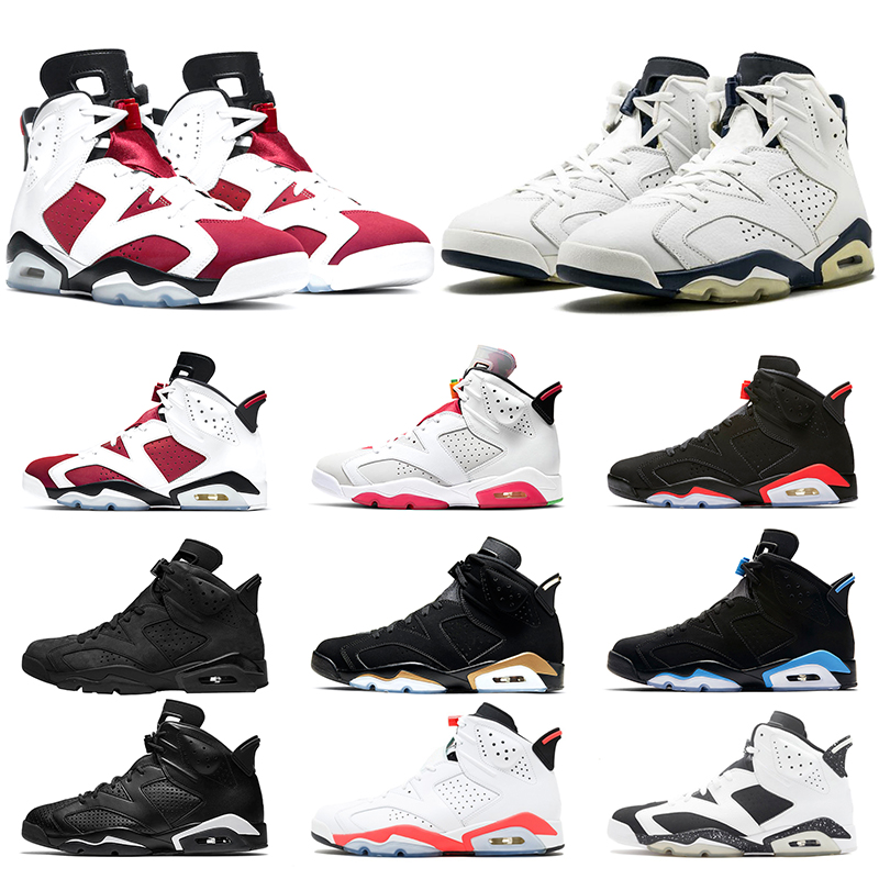 

Jumpman 6 Basketball Shoes 6s Men Women Carmine Midnight Navy Hare OG Triple Black Infrared UNC DMP Oreo Mens Womens Trainers Sport Sneakers