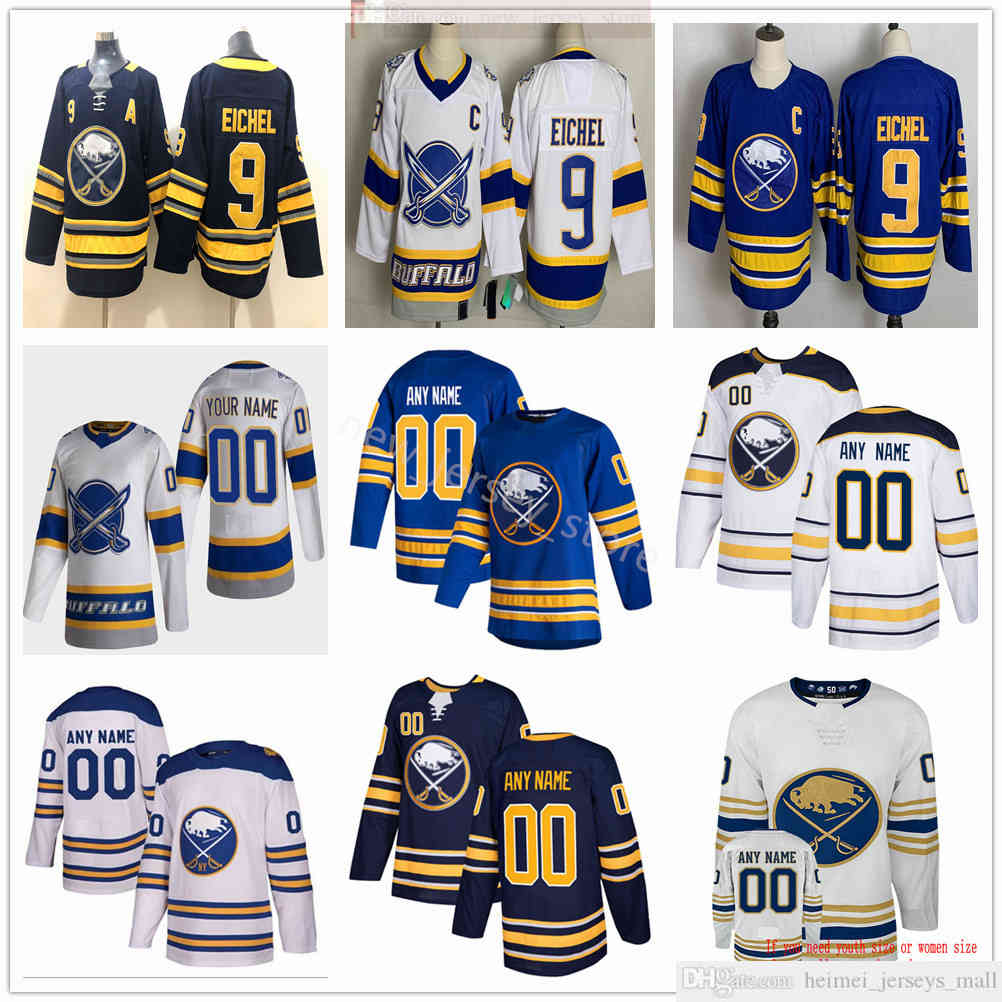 

Custom 2021 Reverse Retro Men Women Kids Youth Hockey Buffalo Sabres 9 Jack Eichel Sam Reinhart Rasmus Ristolainen Dahlin Taylor Hall Jeff S, Black;red