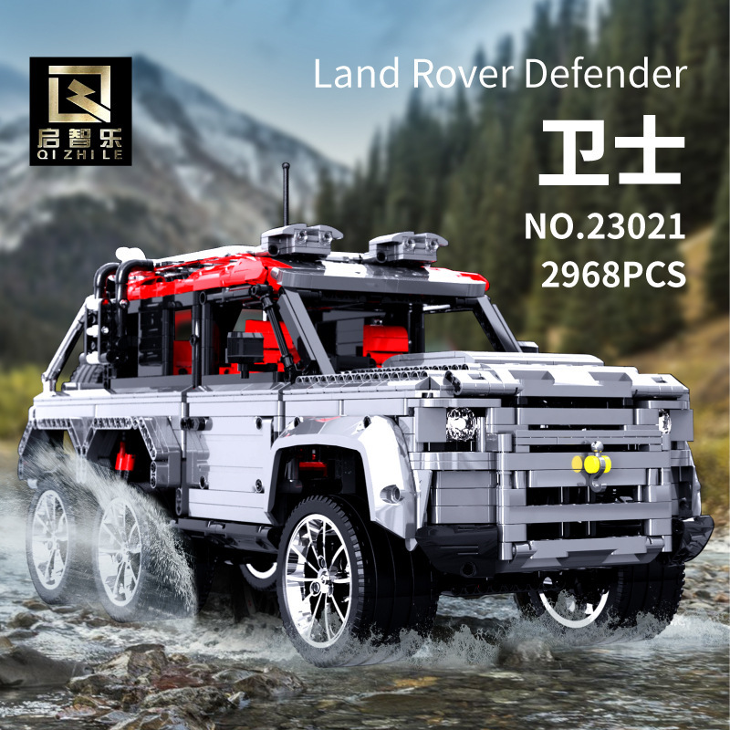 

Flying Huntsman 1:8 Model High-Tech Technology Mountain Big Mac SUV Off-Road Car Climb Car Building Blocks Bricks Toys Gift 23021