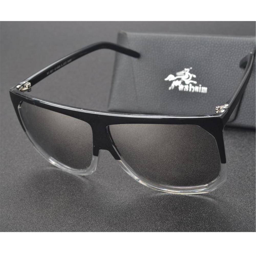 

sunglasses Fashionable sun frames oversized MINCL/Brand All retro frame Black Square big male for Men Women Sunglasses with box FML
