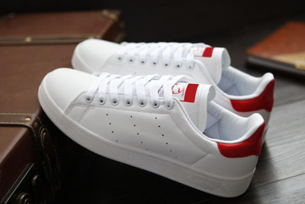

stock! Top quality women men new stan shoes fashion smith sneakers casual leather sport shoes, Black