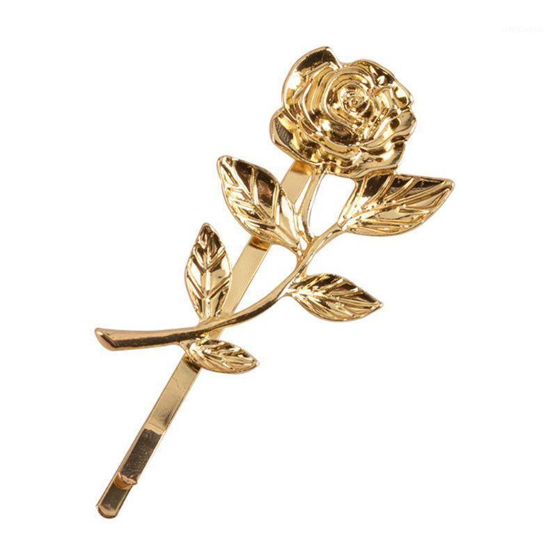 

Wedding Shiny Gold Metal Bobby Pins Love Butterfly Rose Minimalist Hair Clips U2JF & Barrettes, Golden;silver