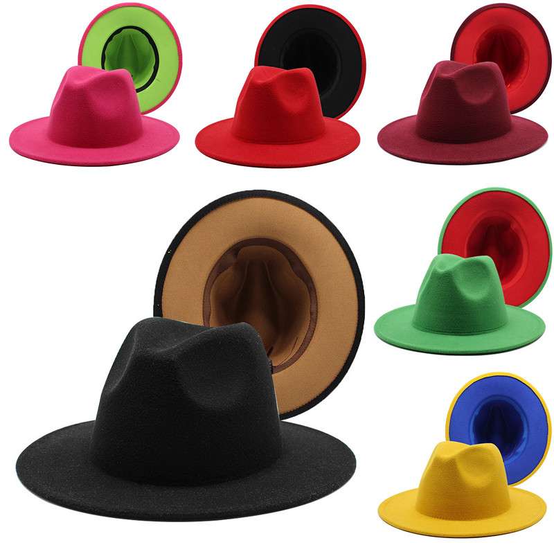 

Wide Brim Fedora Hat For Man Woman Dance Jazz Trilby Panama Hip Hop Cap, Leave message pls