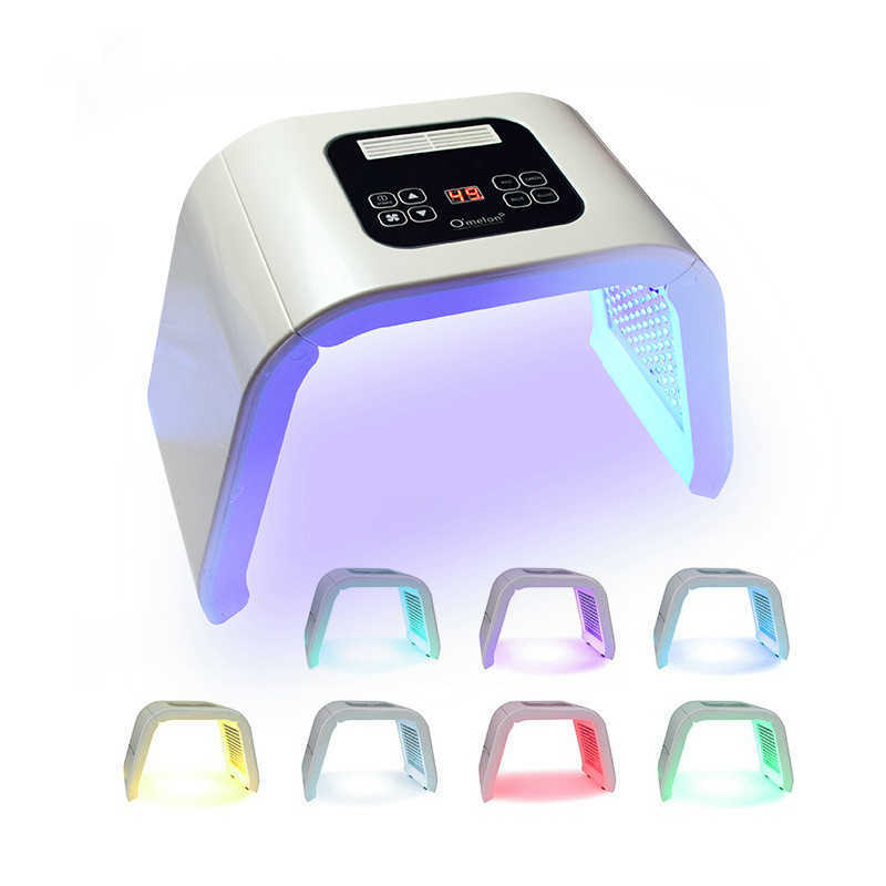 

7 Light LED Facial Mask OMEGA Light Photon Therapy Machine For body face skin rejuvenation Acne Freckle Removal salon beauty wholesale