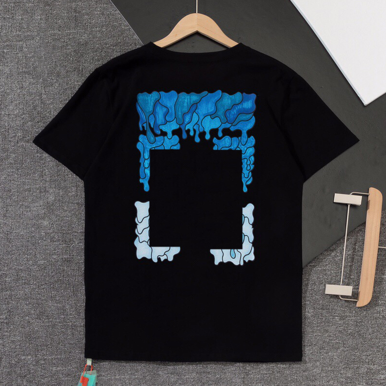 

Fashion new luxury designer men's T-shirts short sleeve casual comfort cotton air permeability black and white optional 666801