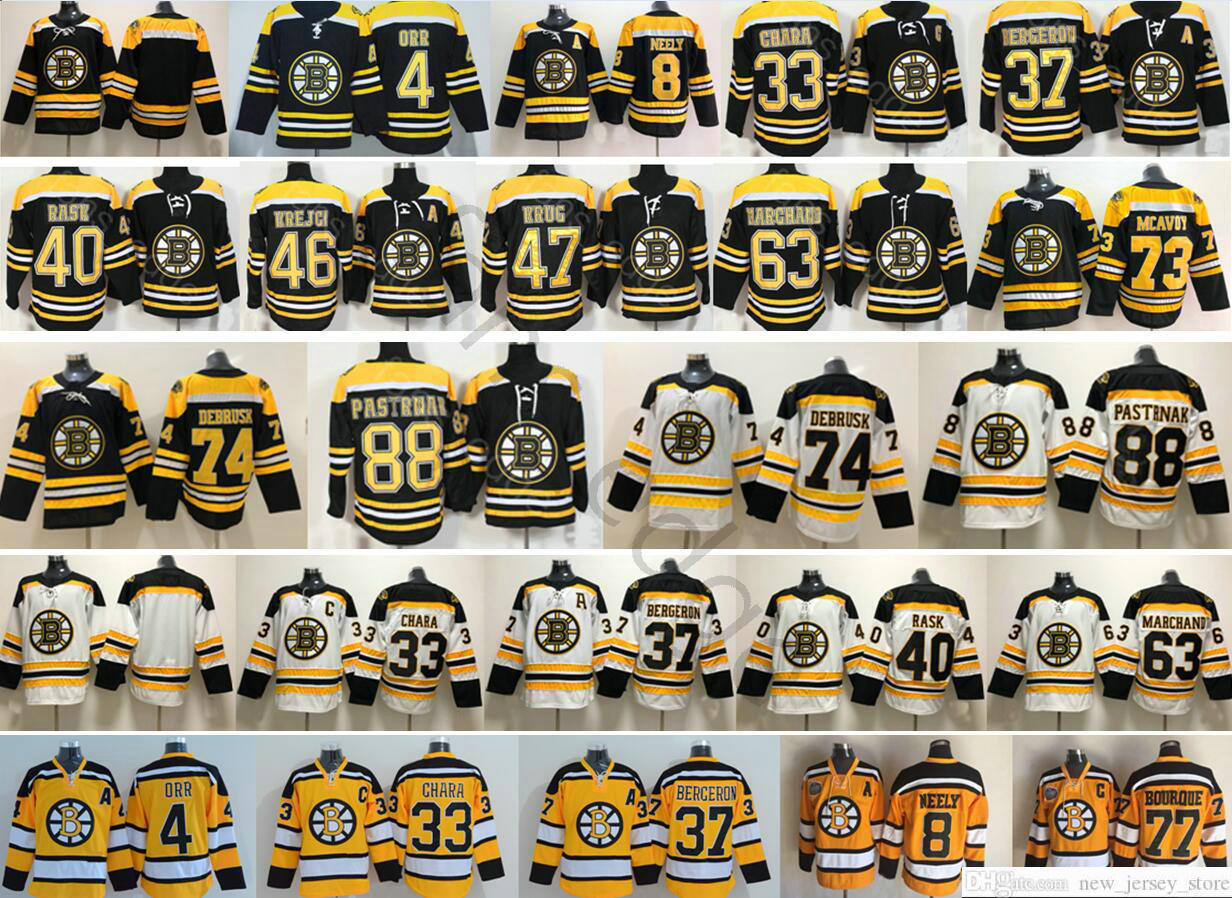 

Man Woman Kids Youth 2018 New Boston Bruins Jerseys 63 Brad Patrice Marchand 88 David Pastrnak 74 Jake DeBrusk Hockey Jersey, Black;red