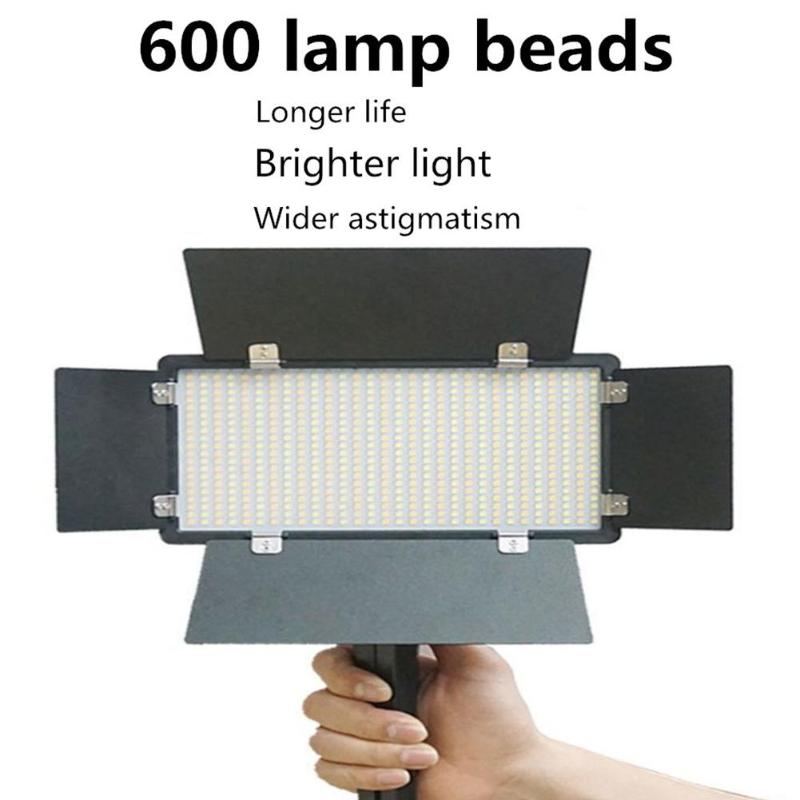 

Handhold LED Fill Light Portable 40W 600 LEDs Lamp 3 Levels Lighting Panel Lights For Camera DV Camcorder EU/US