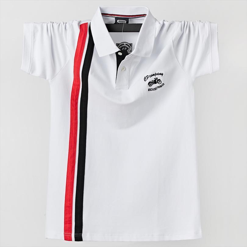 

plus size 5xl 6xl mens polos summer camisas shirts man short sleeve oversize brand clothing printing big and tall, White;black