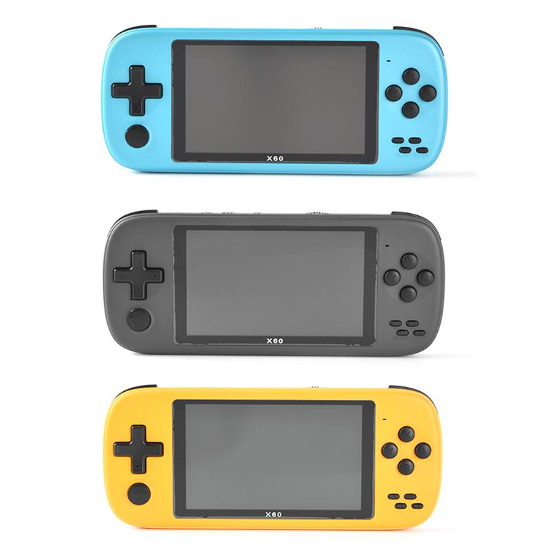 

Portable Game Players X60 Retro Mini Handheld Video Console 4.3 Inch LCD Kids Player Built-in 10000 Games For FC/GB/NES/SFC
