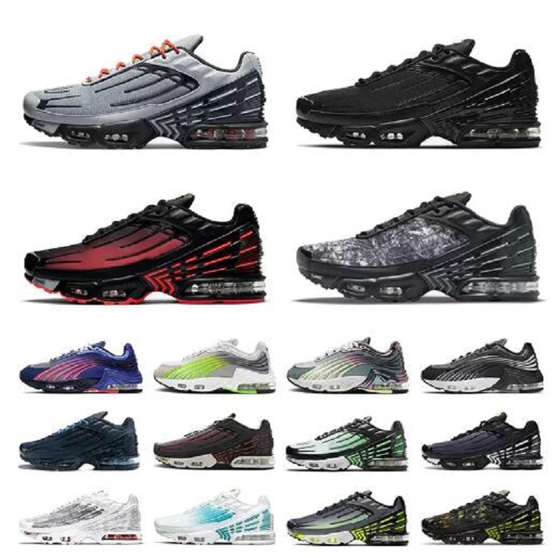 

2022 TN 3 Tuned III Plus 2 Men Women Running Shoes Purple Green Radiant Red Black White Obsidian Wolf Grey Blue Trainers Sports Sneakers Outdoor Jogging Walking, # 30