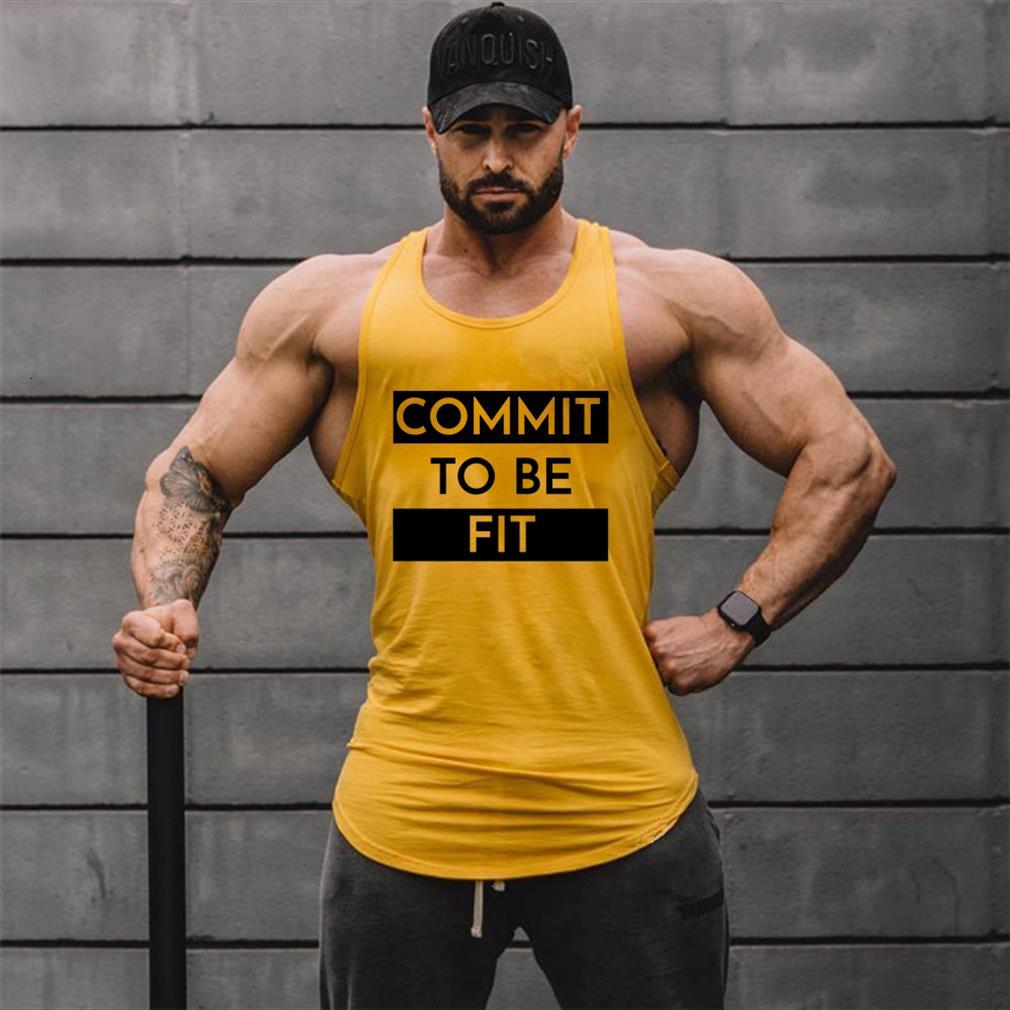 

gym fitness clothing men bodybuilding tank summer casual sleeveless shirt male training cotton sling undershirt apparel, White;black