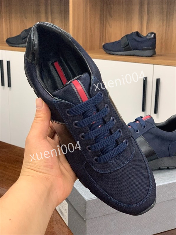 

2021 New boots Leather Sneakers Mens High Quality Flat Trainers Black Blue Valentinoes Lace-up Casual Shoes Outdoor Runner 39-46, 07