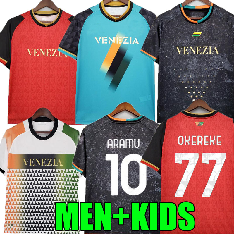 

21 22 Venezia soccer Jerseys #20 Nani home away ARAMU FORTE Fiordilino Okereke HEYMANS TESSMANN CRNIGOI 2021 2022 BUSIO Johnsen MAZZOCCHI FOOTBALL SHIRTS top adukt