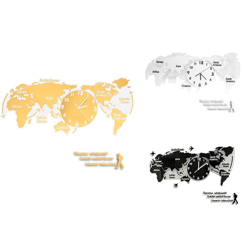 

Wall Clock Digital Modern Hanging Quiet Acrylic Home Office Clocks