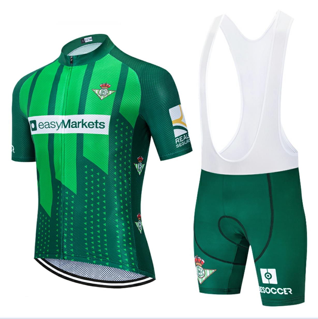 

2021 new Betis TEAM cycling jersey bike shorts 19D suit Ropa Ciclismo mens summer PRO bicycle Maillot Pants sports clothing, Jersey set style 3