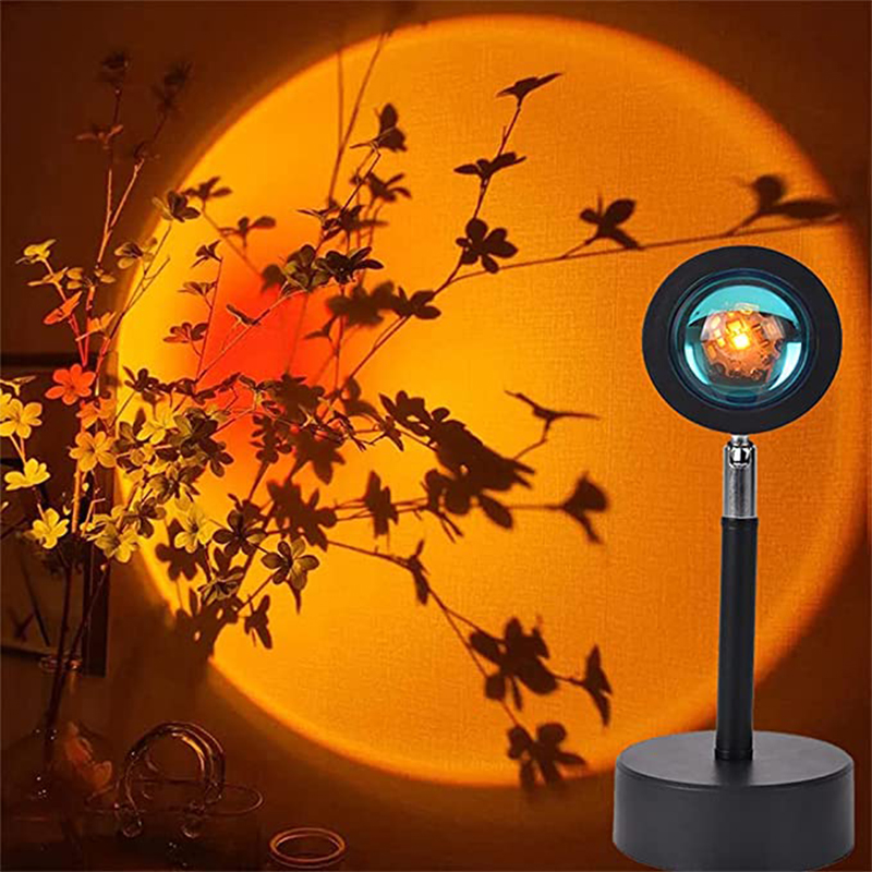 

Dream Rainbow LED Projector Light,Sunset Lamp Projection-180 Degree Rotating Sun Light Projectors for Party Theme Bedroom Decor Taking Pictures