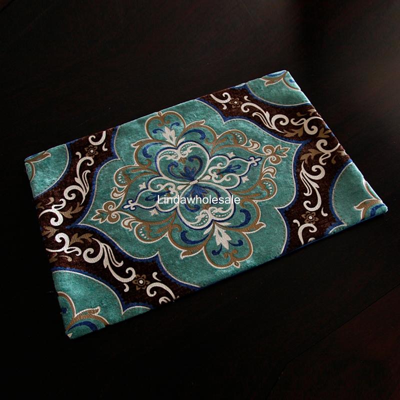 

Good Quality European Velvet Carved Table Mat,Home Decoration Supplies,2pcs/lot Cloth
