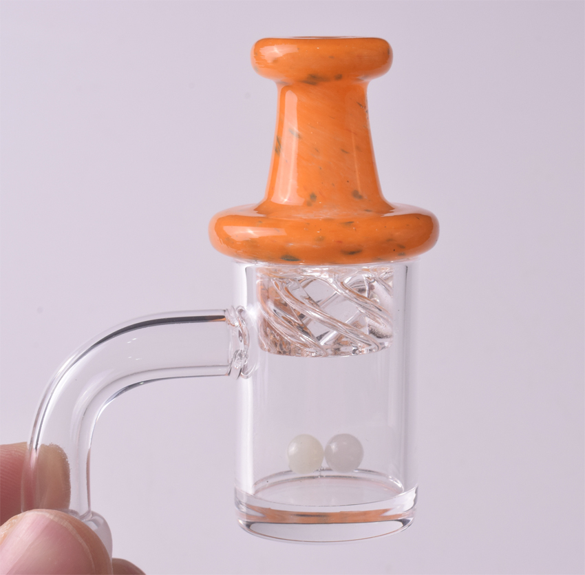 

Quartz Banger Nails Smoking Accessories Bangers 10mm 14mm 18mm Joint With Spinner Cap Pearls