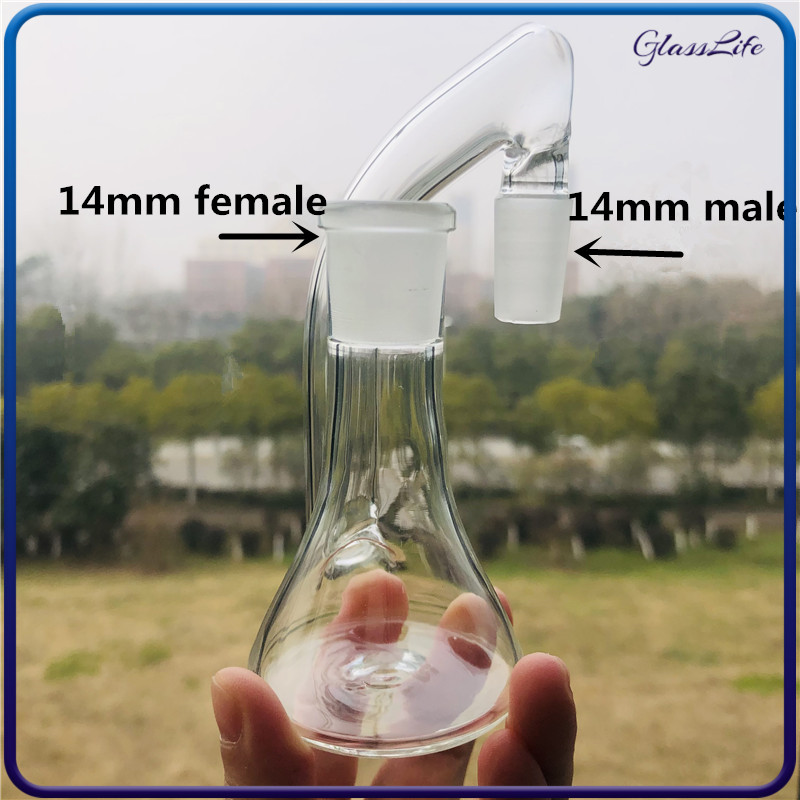 

Smoking Accessories Glass Hookahs Water Pipe Ashcatcher 14mm 18mm Reclaim Holder Male Female For Straight Tube Bongs Bubblers