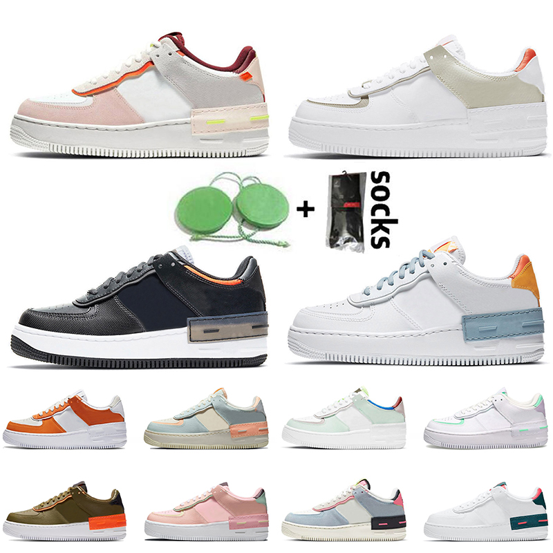 

Wholesale AirForces 1 Low One Casual Shoes Shadow Platform Sneakers Tropical Twist Crimson Tint Bright Blue Triple White Black Mystic Navy Yellow Trainers, A6 36-40