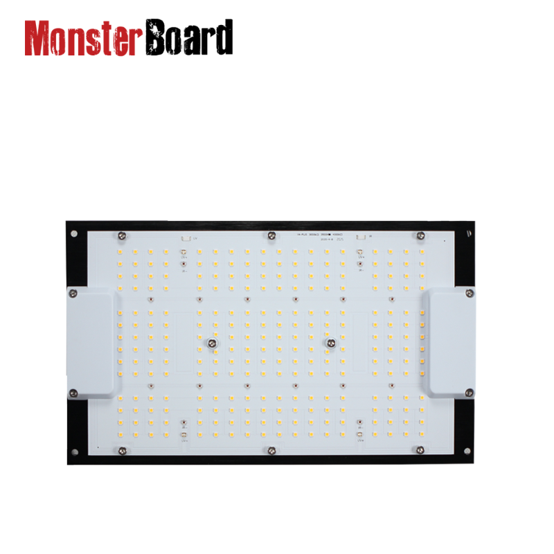

Geeklight MonsterBoard 120W Quantum PCB LED Grow Light Lm301h 3000K 3500K UV IR Full Spectrum MeanWell Driver For Growbox Lights