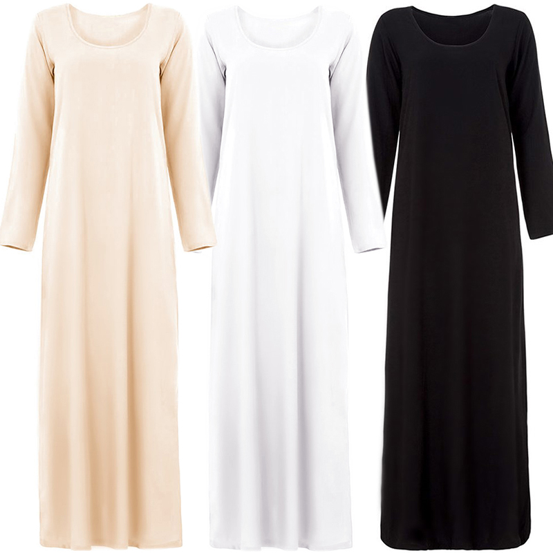 

Inside Wear Abaya Arabic Pakistani Muslim Dress Turkey Vestido Hijab Islamic Tesettur Elbise Robe Musulmane Longue Caftan Kaftan