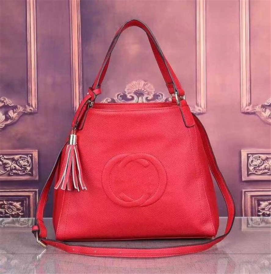 

Fashion Handbags Purse Totes Large Capacity Ladies Simple Shopping Handbag PU Leather Shoulder Bags main Low price, D3