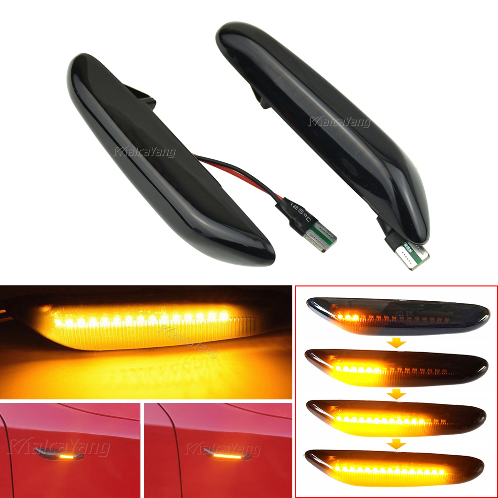 

LED Side Marker Lamp Dynamic Signal Light For BMW E60 E61 E90 E91 E92 E93 E81 E82 E87 E88 E46 X3 E83 X1 E84