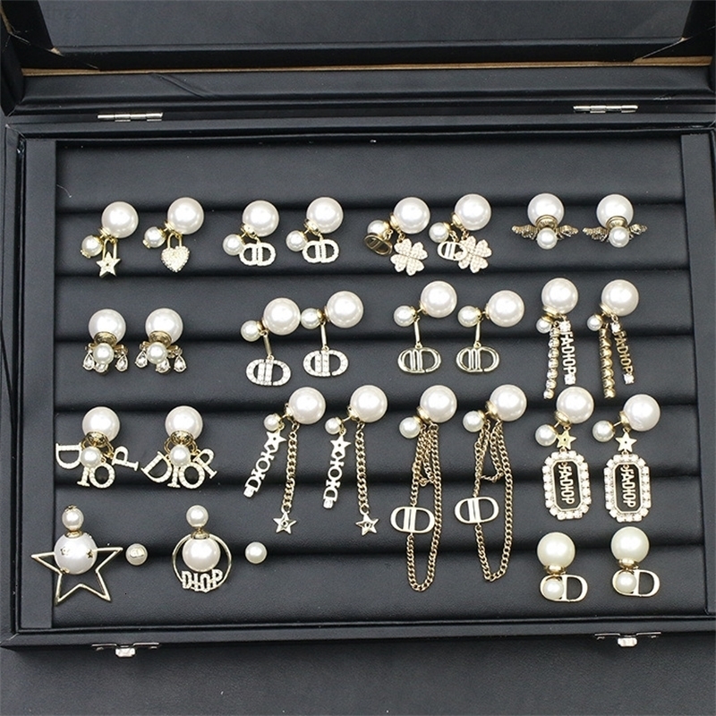 

Luxury Jewelry Earring Earrings Cd Pearl Dadongmen Fashion Star Baby, White