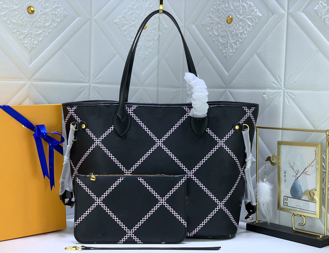 

Top-quality ladies Evening Bags handbag designer leather luxury open-mouth bulk shopping mother and baby classic fashion size 32-29-17cm M40995