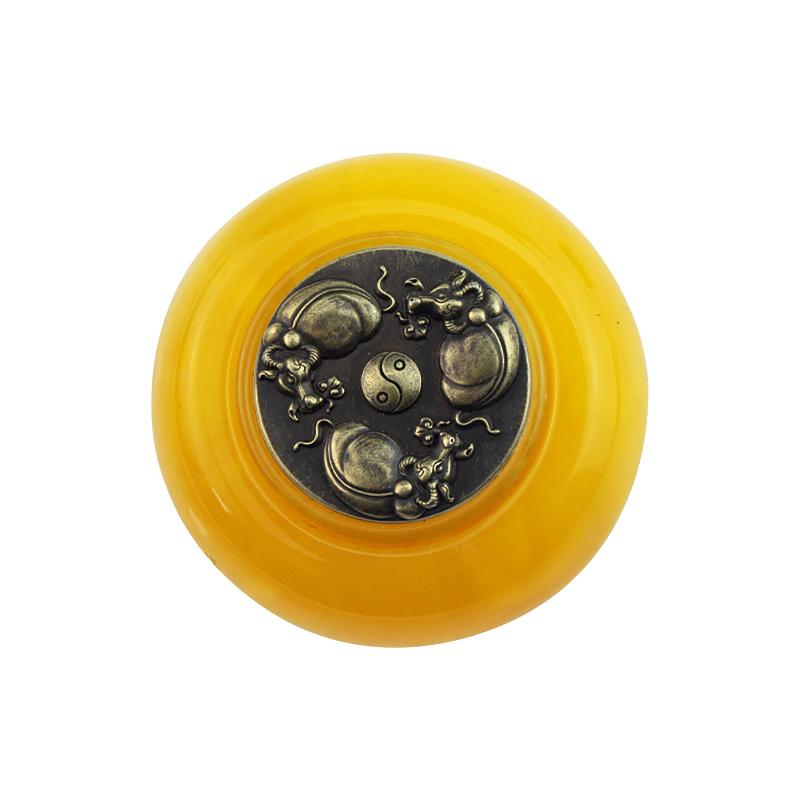 

High Grade Brass Coin Handle Otating Decompression Manual Fingertip Top Gags Practical Jokes Funny Novelty Toys Gift 2021 Cat