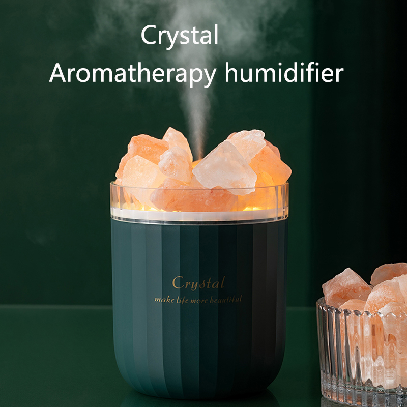 

Portable Crystal Aromatherapy Humidifier USB Wireless Aroma Essential Oil Diffuser Air Humidificador with Atmosphere Lamp Home