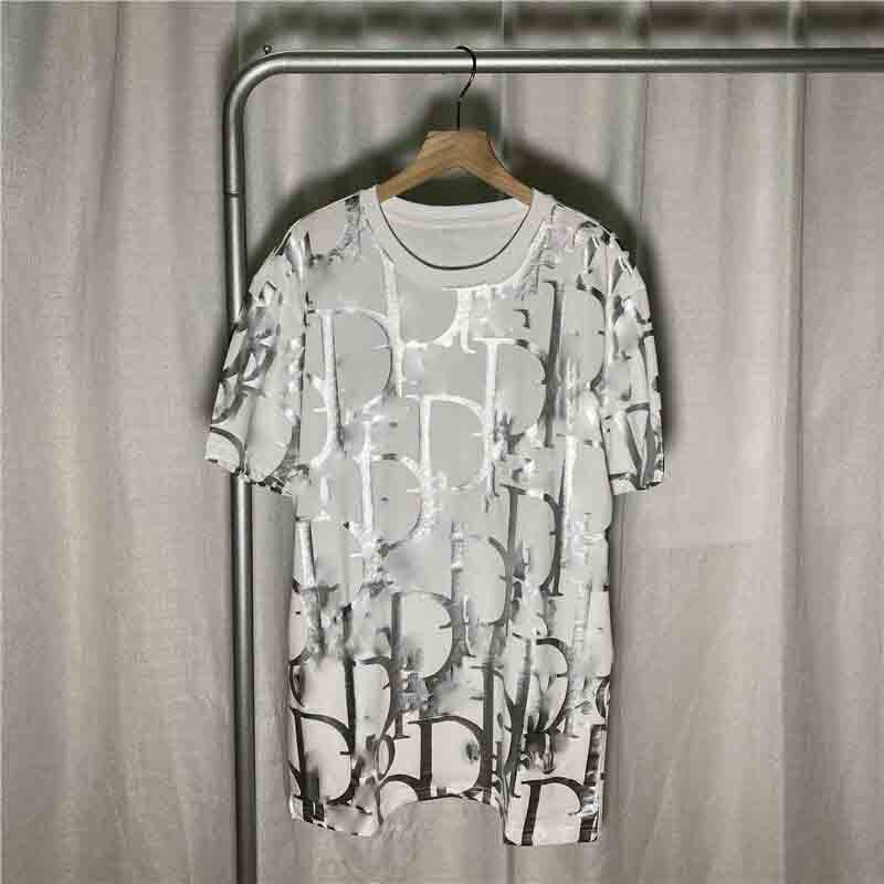 

New Mens Women Designers T Shirt Fashion Men S Casual T Shirts Man Clothing Street Designer Tees Shorts Sleeve Clothes reflective Tshirts, White;black