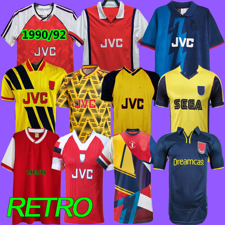 

Retro ARSEN 2000 1998 1999 1982 1984 83 86 WRIGHT SOCCER JERSEYS 1990 92 93 94 97 HENRY BERGKAMP PIRES Away uniform 2001 2004 JERSEY HIGHBURY Football shirts, Men shirts