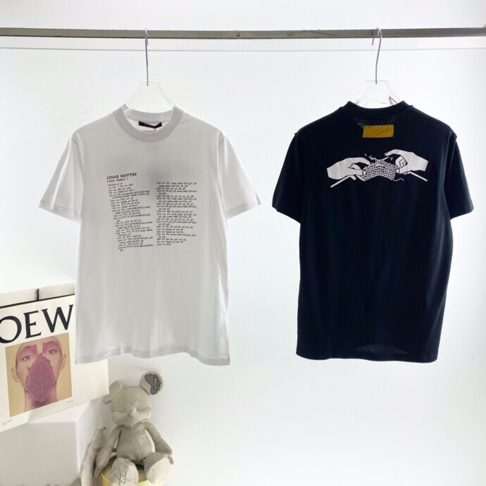 

2011ss new style printed round neck short sleeve high quality women's and men's cotton T-shirt size s-xxl picture color b2193, Black